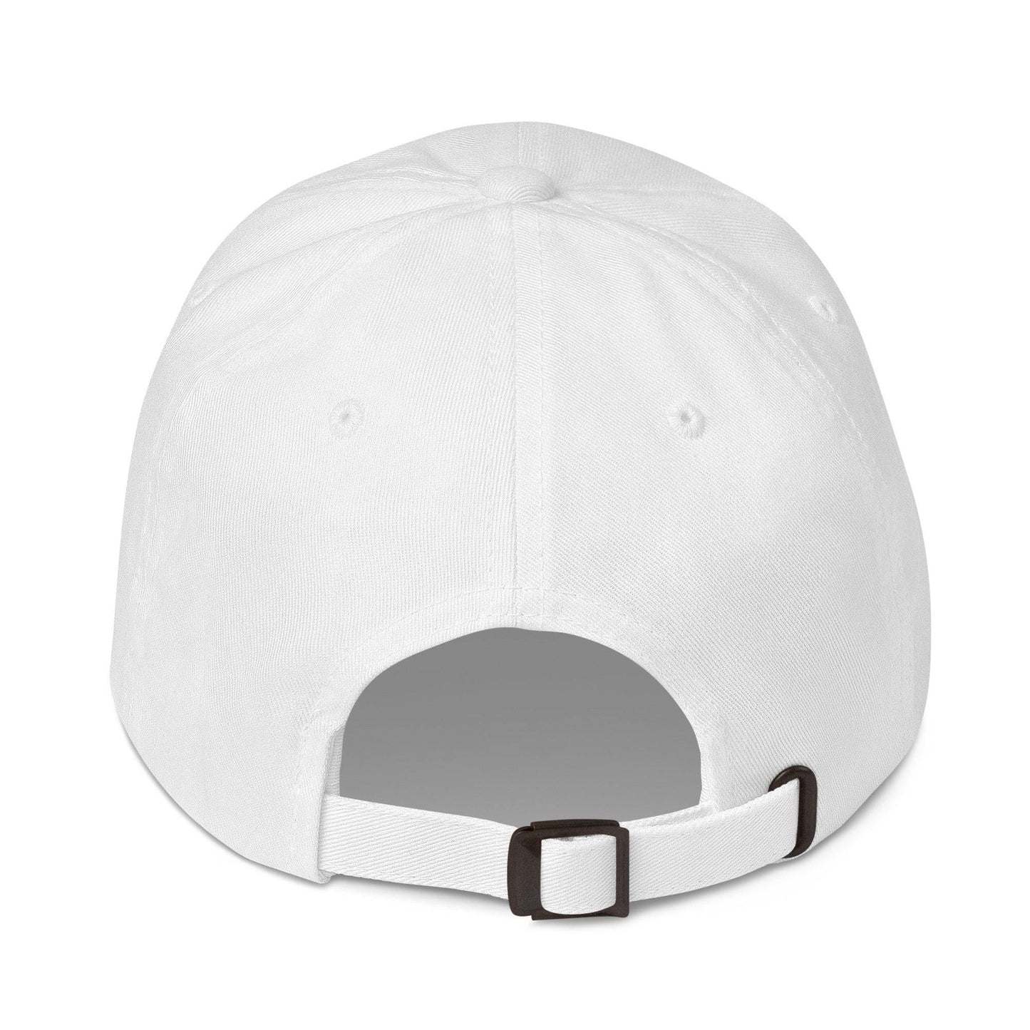 Introducing the Pridelity Protest Cap: A sleek black baseball cap with "PROTEST" intricately embroidered in vibrant rainbow colors on the front, making it an ideal addition to your pride ensemble.