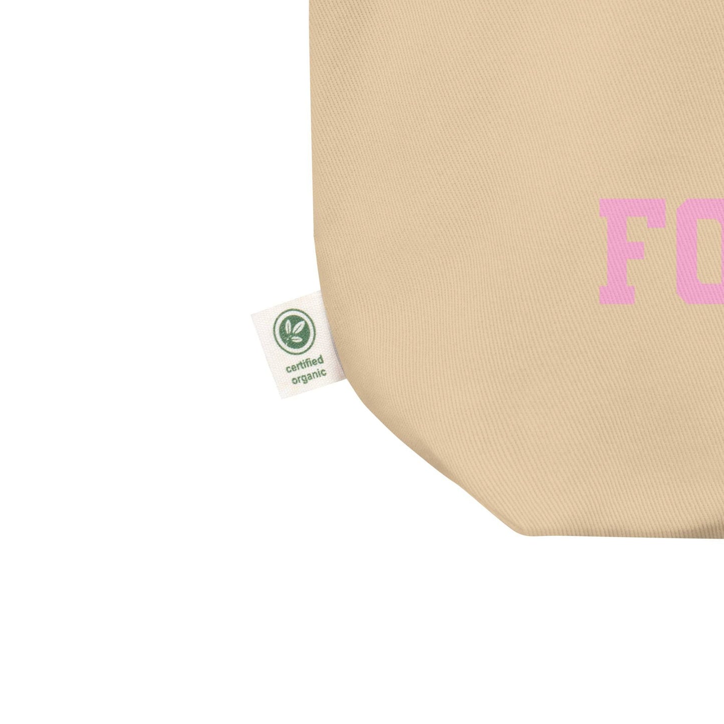 The Stand Up Tote Bag from Pridelity is a black tote adorned with pink text that reads "Stand Up for Love" and highlights a raised fist design in the center, making it ideal for showcasing your pride.