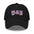 Black Pridelity "Gay Cap" featuring bold, purple, bubble-like letters on the front, perfect for complementing your pride outfits.