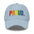 Check out the Proud. Cap by Pridelity—it's a stylish black cap featuring "PROUD." embroidered in vibrant rainbow colors, making it an ideal accessory to enhance any pride outfit.