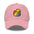 Introducing the Pride Duck Cap by Pridelity: a stylish black baseball cap adorned with an embroidered rainbow-patterned rubber duck, making it an ideal accessory for pride outfits. The vibrant design stands out beautifully against the solid black fabric, perfectly positioned at the center front of the cap.