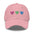 The Polysexual Hearts Cap by Pridelity is a black baseball cap ideal for pride outfits, featuring three embroidered hearts in pink, green, and blue arranged in a row on the front.