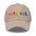 Black baseball cap by Pridelity, featuring the word "Original" embroidered in a vibrant rainbow gradient, perfect for pride outfits.