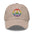 The "Peace Cap" by Pridelity is a black baseball cap ideal for pride outfits, featuring a rainbow-colored peace sign on the front.