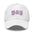 Black Pridelity "Gay Cap" featuring bold, purple, bubble-like letters on the front, perfect for complementing your pride outfits.