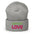 Introducing the Support Love Beanie by Pridelity, a standout piece from our gay clothing line. This white beanie features "SUPPORT LOVE" embroidered in eye-catching colors— "SUPPORT" in vibrant green and "LOVE" in bold pink—beautifully expressing positivity and solidarity.