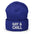 The Gay & Chill Beanie by Pridelity, embroidered with "GAY & CHILL" in white on the front, is a perfect addition to your collection of gay clothing.