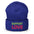 Introducing the Support Love Beanie by Pridelity, a standout piece from our gay clothing line. This white beanie features "SUPPORT LOVE" embroidered in eye-catching colors— "SUPPORT" in vibrant green and "LOVE" in bold pink—beautifully expressing positivity and solidarity.