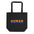 The Pridelity Human Tote Bag is a black tote with "HUMAN" showcased in a striking rainbow gradient on the front, akin to the colorful treasures at Rainbow Shops. It comes with two durable handles.