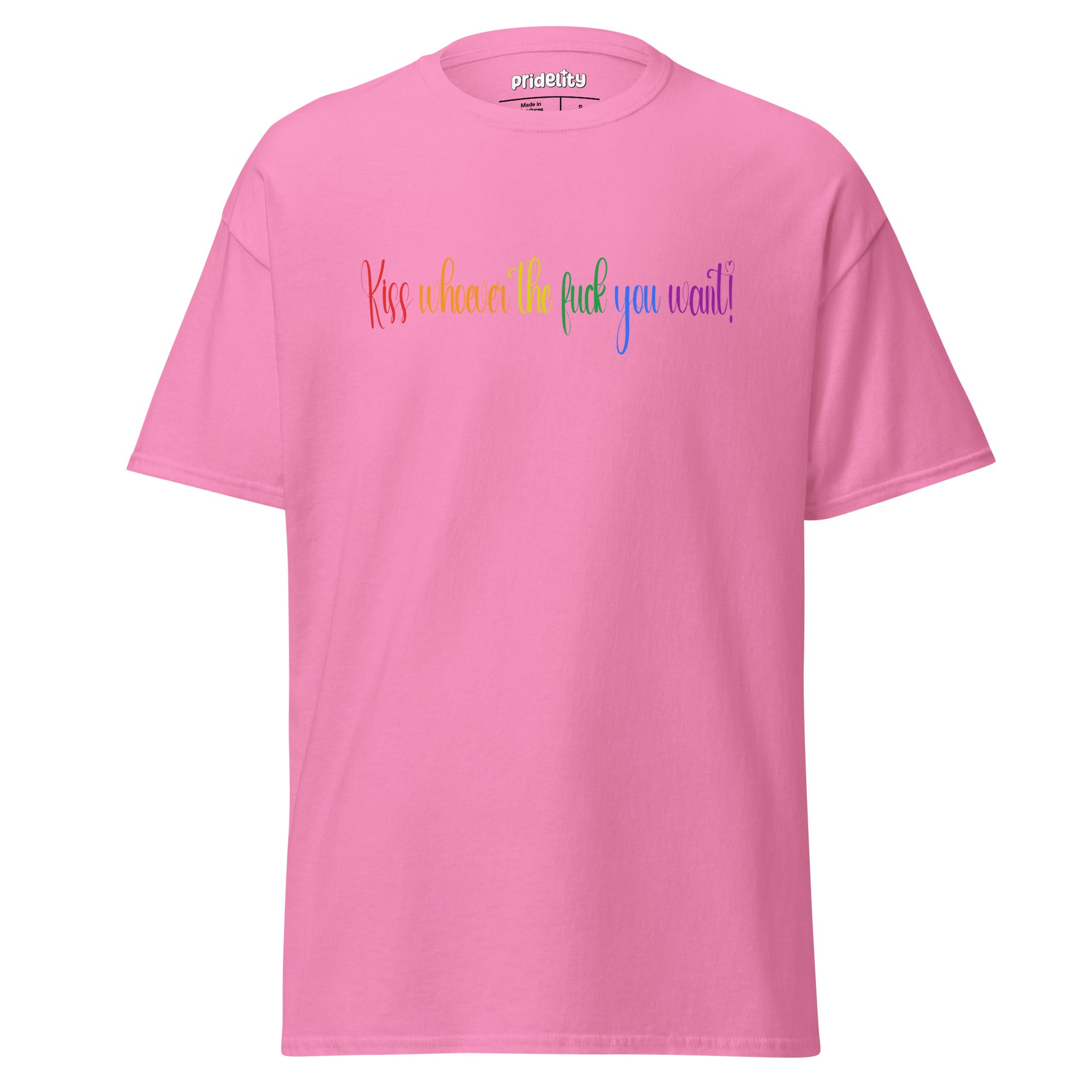 A Pride T-shirt from Pridelity, called the 