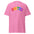 The Pridelity United T-Shirt showcases the word "UNITED" prominently on the front, with each letter seamlessly transitioning through vibrant rainbow colors.