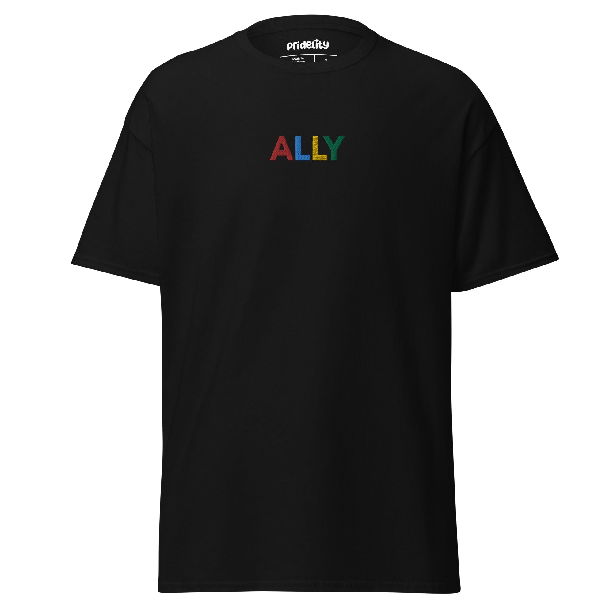 Pridelity's Ally T-Shirt features the word 