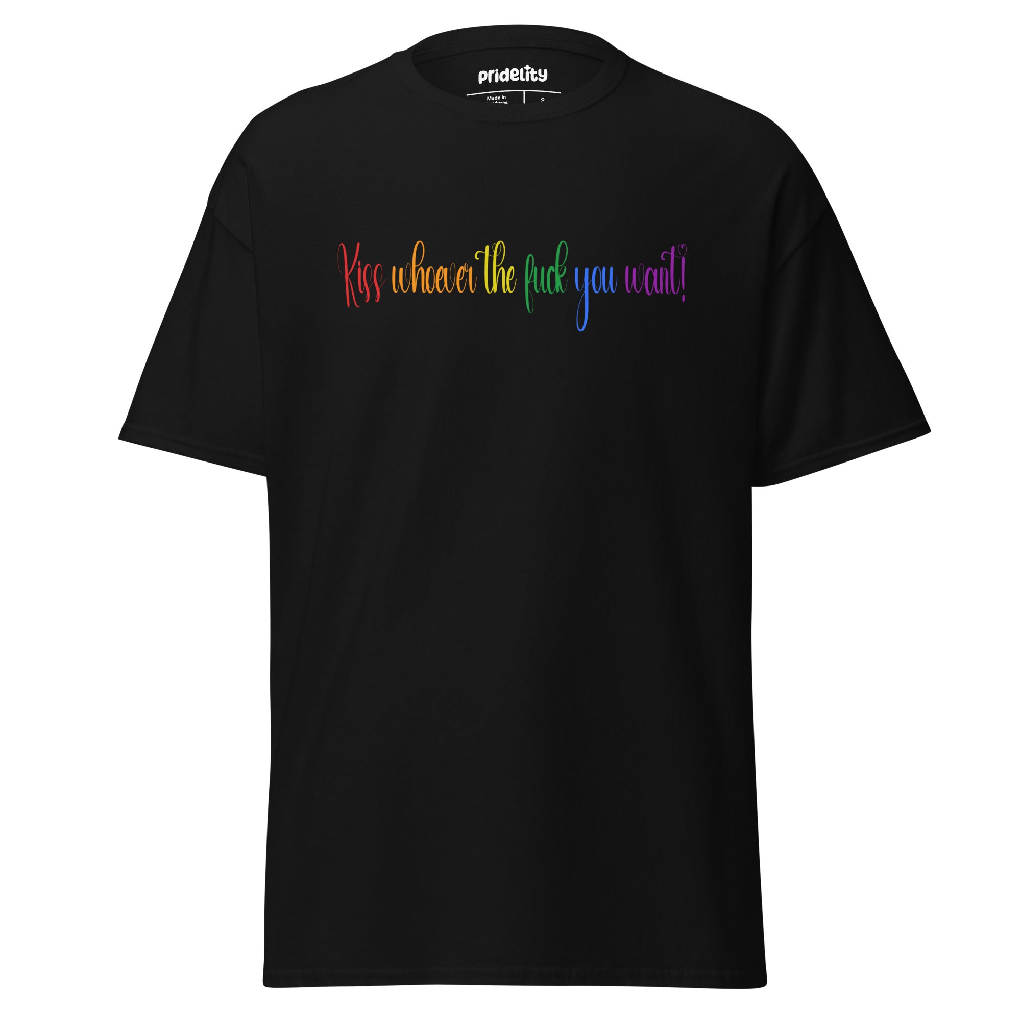 A Pride T-shirt from Pridelity, called the 