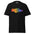 A gold Rainbow Warriors T-Shirt by Pridelity featuring the phrase "Rainbow Warriors" printed on the front in colorful, gradient letters.