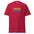 The Pridelity Proud Sister T-shirt is a black tee that showcases the phrase "Proud Sister" in vibrant rainbow colors on the front.