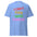 The royal "I Can't Even Think Straight" T-shirt by Pridelity, adorned with colorful text, makes an ideal pride shirt.