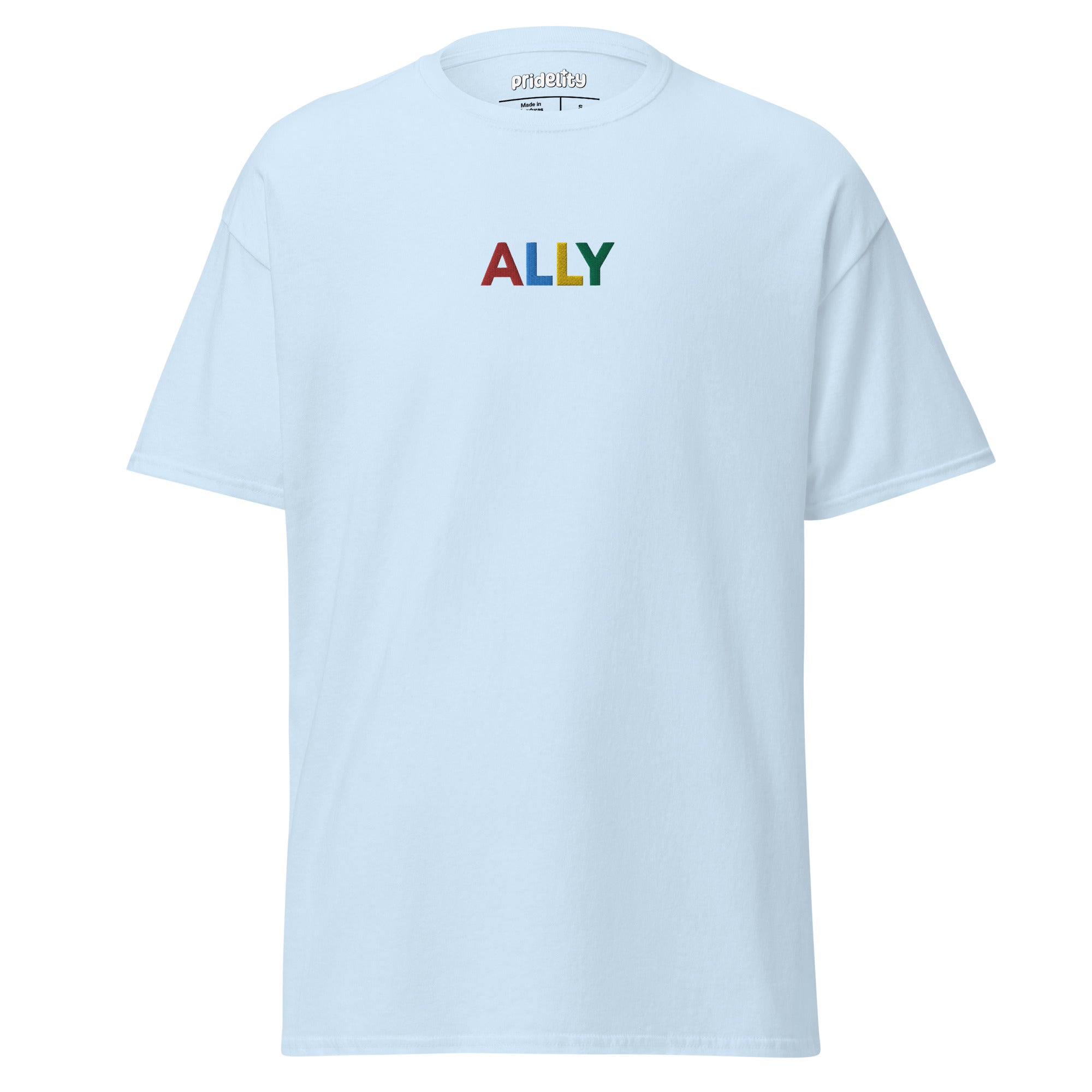 Pridelity's Ally T-Shirt features the word 