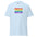 The Pridelity Proud Sister T-shirt is a black tee that showcases the phrase "Proud Sister" in vibrant rainbow colors on the front.