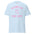 The Pridelity Stand Up For Love T-Shirt, featuring the words "Stand Up For Love" in pink with a bold pink fist graphic at its center, captures the essence of a pride t-shirt in white.