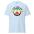 A Pridelity white "Peace & Love" T-shirt showcasing a prominent peace symbol in rainbow colors. The words "Peace and Love" are elegantly displayed above the symbol in a coordinating rainbow gradient, symbolizing unity and inclusivity.