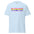 Introducing the LGBTQ+ Rights T-Shirt from Pridelity: This pride shirt features a white t-shirt with a vibrant, colorful rectangle centered on the chest, showcasing the bold, rainbow-colored text "Human Rights Are LGBTQ+ Rights.