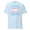 A Pridelity Trans Rights T-Shirt in black, featuring the phrase "Trans Rights Are Human Rights" in bold letters adorned with light blue, pink, and white colors.