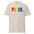 A Pridelity "Proud T-Shirt," celebrating LGBTQ+ pride, features the word "PROUD" in bold rainbow colors on a white background.