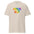 A black Proud Ally T-Shirt from Pridelity, showcasing "Proud Ally" in bold, rainbow-colored letters across the chest.