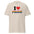 Introducing the I Love Pride T-Shirt from Pridelity: This white T-shirt showcases "I ♥ PRIDE" on the front, with a vibrant red heart and dazzling rainbow-colored letters for "PRIDE".