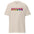 Introducing the Pride Is Power T-Shirt by Pridelity, adorned with "PRIDE IS POWER" in vivid, bold letters across the chest and complemented by a row of six stylish leaves representing each hue of the rainbow.