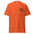 Radiant orange Homo Sweet Homo T-shirt by Pridelity, showcasing the vibrant multicolored "HOMO SWEET HOMO" text across the chest, ideal for celebrating pride collections.