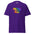 A black Proud Ally T-Shirt from Pridelity, showcasing "Proud Ally" in bold, rainbow-colored letters across the chest.