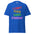 The royal "I Can't Even Think Straight" T-shirt by Pridelity, adorned with colorful text, makes an ideal pride shirt.