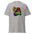 The Love Is Love T-Shirt by Pridelity is a royal blue shirt adorned with the vibrant, multicolored phrase "love is love" in a cursive style. The design shines with bold rainbow hues, and the inside collar proudly displays the Pridelity brand name.