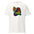 The Love Is Love T-Shirt by Pridelity is a royal blue shirt adorned with the vibrant, multicolored phrase "love is love" in a cursive style. The design shines with bold rainbow hues, and the inside collar proudly displays the Pridelity brand name.