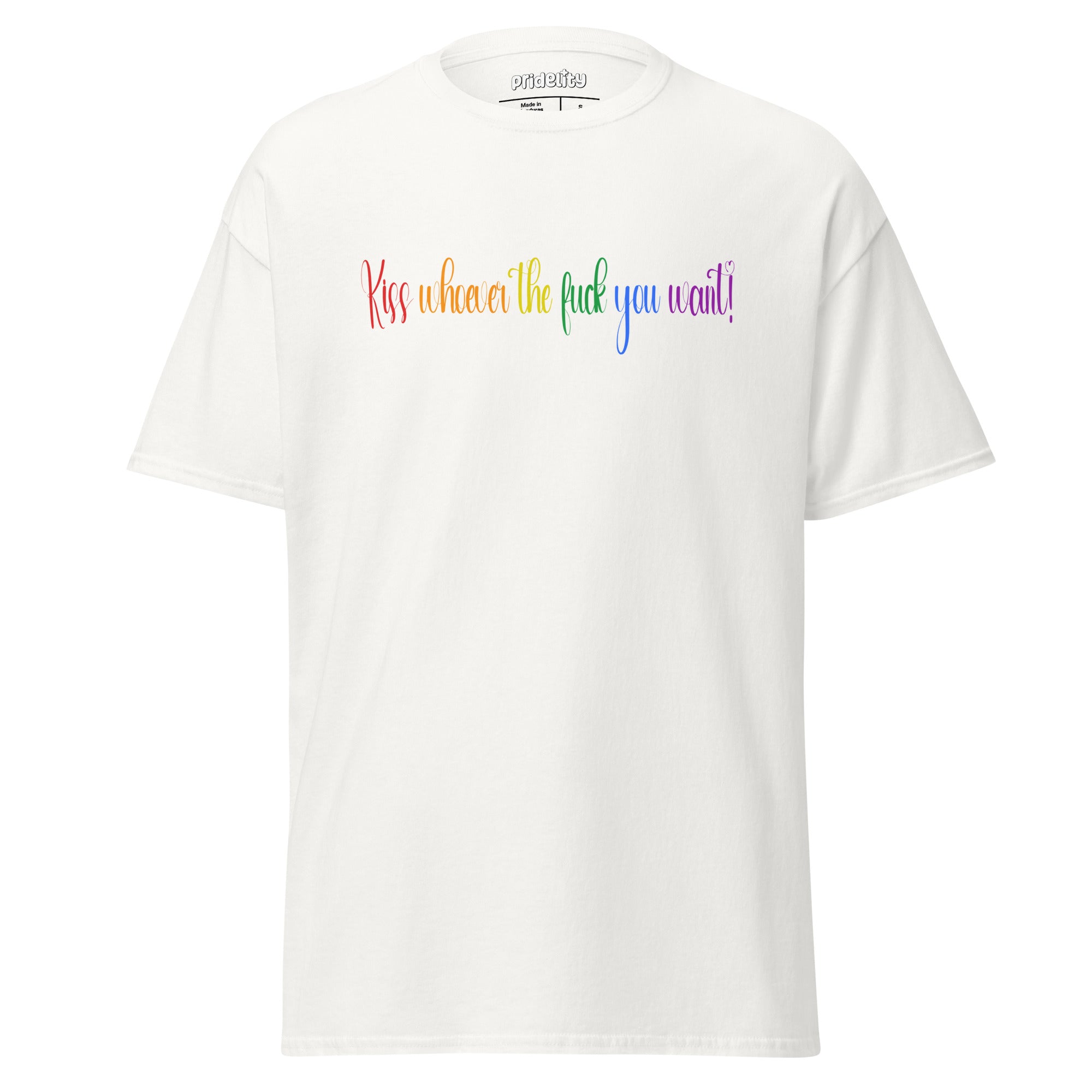 A Pride T-shirt from Pridelity, called the 