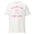 The Pridelity Stand Up For Love T-Shirt, featuring the words "Stand Up For Love" in pink with a bold pink fist graphic at its center, captures the essence of a pride t-shirt in white.