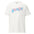 A light blue Pridelity T-shirt, named the Trans Joy T-Shirt, showcases the phrase "Trans Joy" in a stylized pink and white font across the chest.