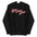 The Love Without Fear Hoodie by Pridelity comes in a dusty rose hue, featuring the phrase "Love Without Fear" across the front in a stylized, bold script reminiscent of classic pride shirts. The vintage text has contrasting black outlines and is centered on the chest. This hoodie also includes a front pocket and drawstrings.