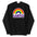 The Pridelity LGBTQ+ Hoodie, with its vibrant purple hue, showcases a rainbow design above the "LGBTQ+" text on the front. Perfect for pride enthusiasts, it includes a spacious front pocket and a hood equipped with drawstrings.