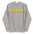 A Carbon Grey Gay Vibes Hoodie by Pridelity features the phrase "gay vibes" displayed in bold, colorful 3D-style yellow and purple text across the chest.