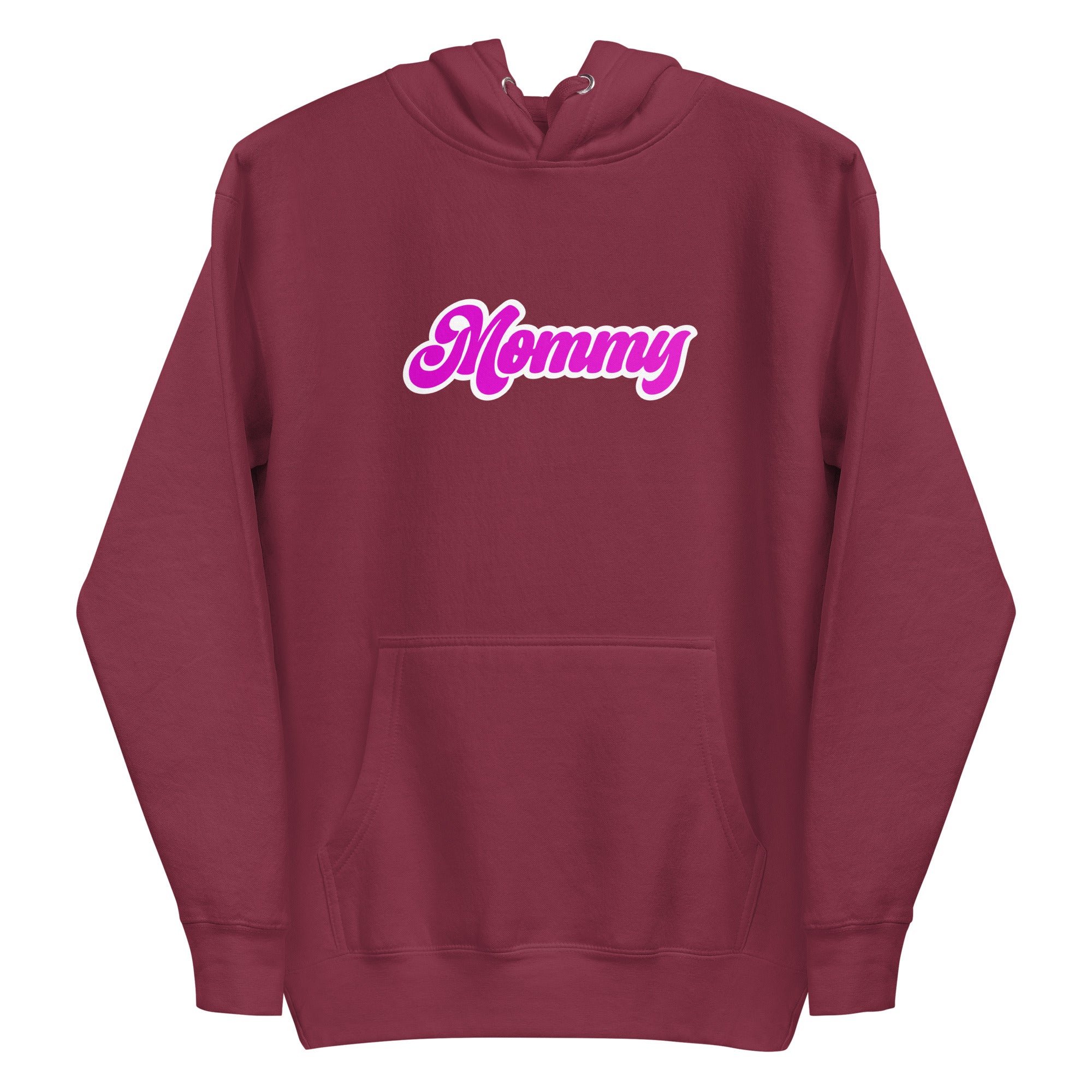 Pridelity's Mommy Hoodie in purple, featuring 