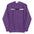 The Demisexual Hoodie by Pridelity is a stylish purple hoodie that highlights a small pride flag design across the chest, featuring black, gray, white, and purple stripes. Bold red text beside the flag reads "be yourself." It also includes a convenient front pocket and a cozy drawstring hood for ultimate comfort.