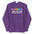 Purple Warning Hoodie with bold rainbow text stating '100% Gay and Ready to Slay,' perfect pride apparel for self-expression.