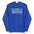 Blue Warning Hoodie with colorful rainbow text '100% Gay and Ready to Slay,' a comfortable and bold pride merch item.