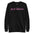 White Gay & Fabulous Sweatshirt by Pridelity with bold pink lettering on the front, ideal for expressing your style with a hint of rainbow flair.