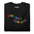 A black sweatshirt, neatly folded, prominently features the "LOVE WHO YOU ARE" message in bold, vibrant letters reminiscent of rainbow attire, with the brand name "Pridelity" elegantly displayed at the top.