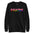 Introducing the "Pride Is Power Sweatshirt" by Pridelity, a black sweatshirt that features the phrase "PRIDE IS POWER" in eye-catching gradient letters. Below, six rainbow-colored butterflies symbolize diversity and pride, making it a standout piece from our pride collection.