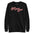 The Love Without Fear Sweatshirt from Pridelity, in a dusty rose color, features bold, retro-style black lettering across the chest that embraces the essence of rainbow clothes by celebrating love and diversity.