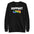 The black "Support Love Sweatshirt" from Pridelity's pride collection showcases "SUPPORT LOVE" on the front, with the word "LOVE" beautifully exploding in rainbow colors to symbolize diversity and inclusion. The striking design is a must-have piece for any pride outfit, standing out boldly against its plain background.